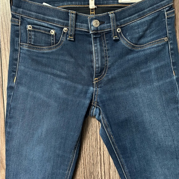 Rag & Bone Blue Bedford Wash Skinny Jeans Sari - Picture 6 of 11